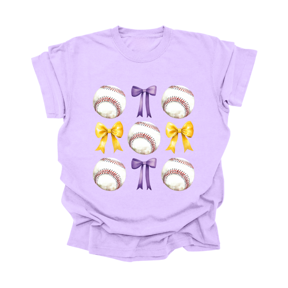 Louisiana Baseball Coquette Unisex T-Shirt