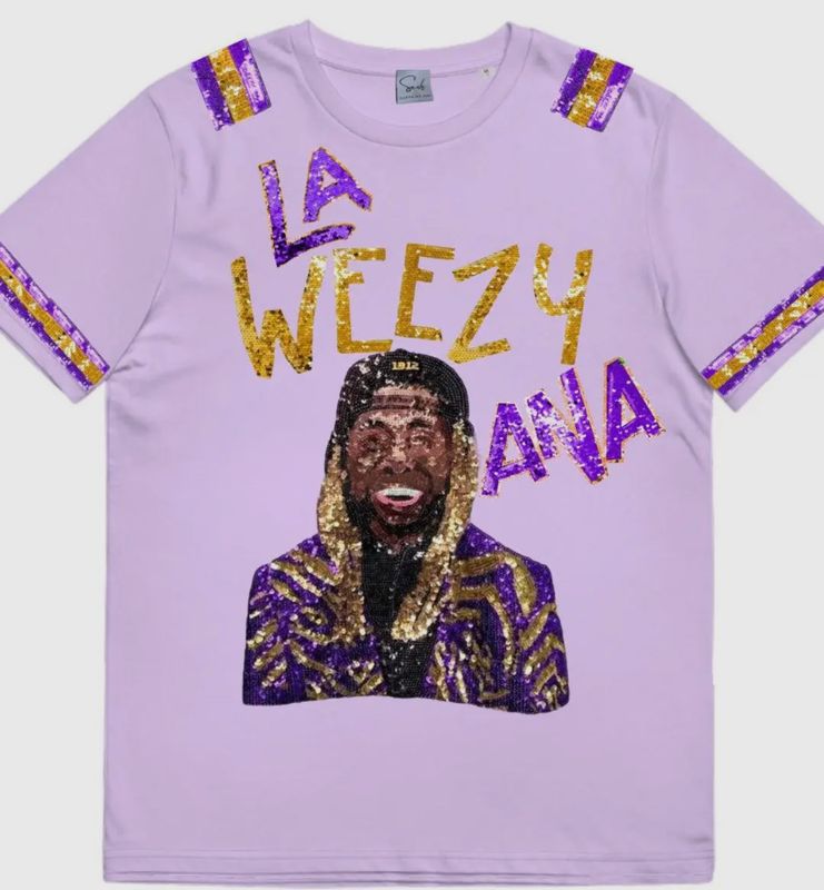 Lil Wayne La Weezy Ana Sequin Top