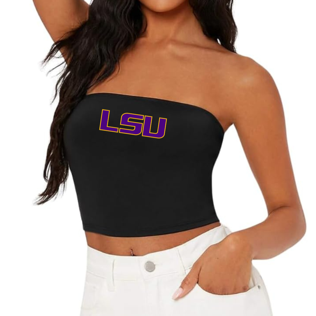 LSU Tube Top - BLACK