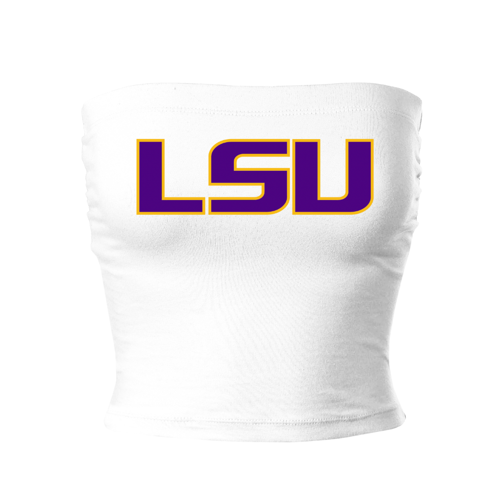 LSU Tube Top - White