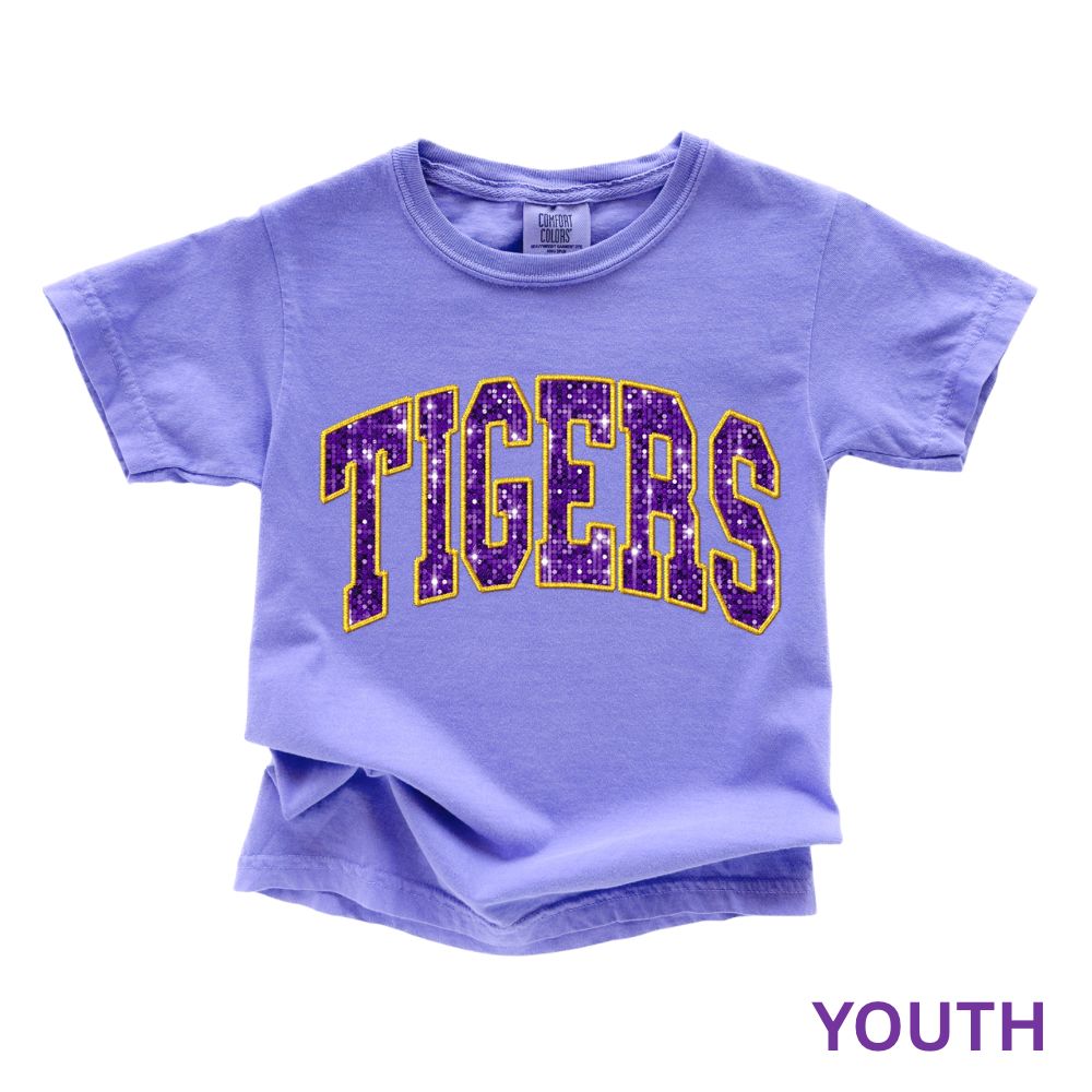 Tigers Bling Varsity Youth Tee