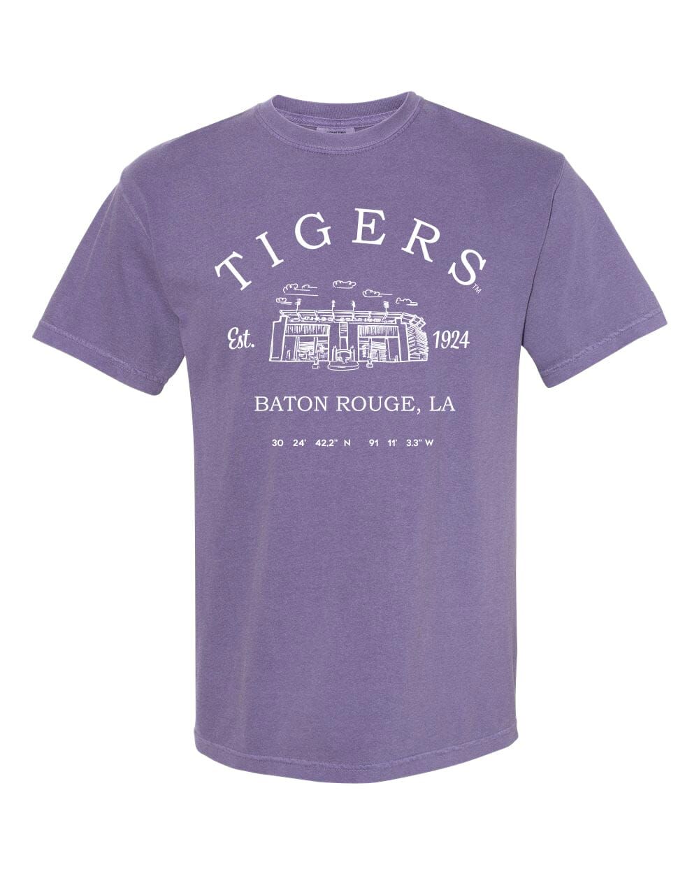 Tiger Stadium Coordinates Tee