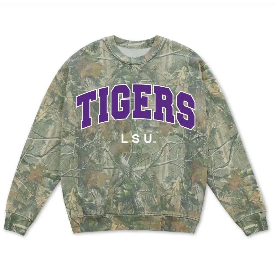 LSU Tigers Camoflauge Sweatshirt