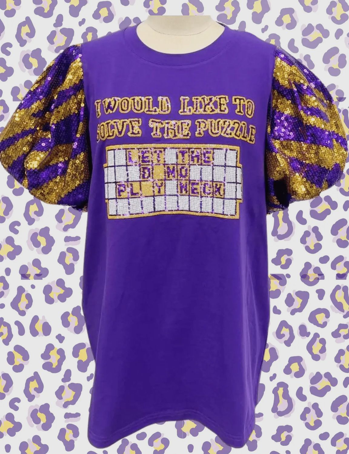I’d Like To Solve The Puzzle Sequin Top