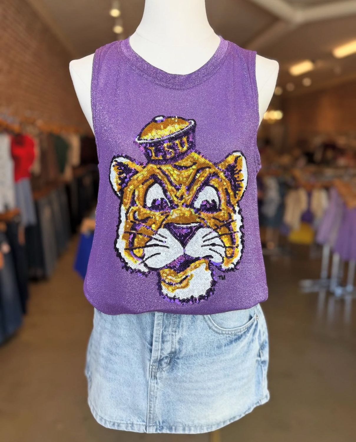 Sparkle City Vintage Mike The Tiger Tank