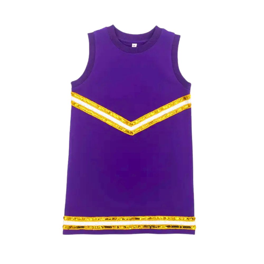 Little Girls Sequin Tailgate Dress