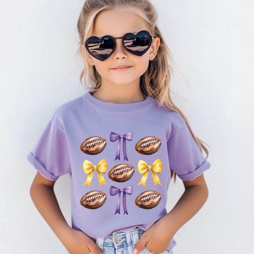 Youth Game Day Bow Tee