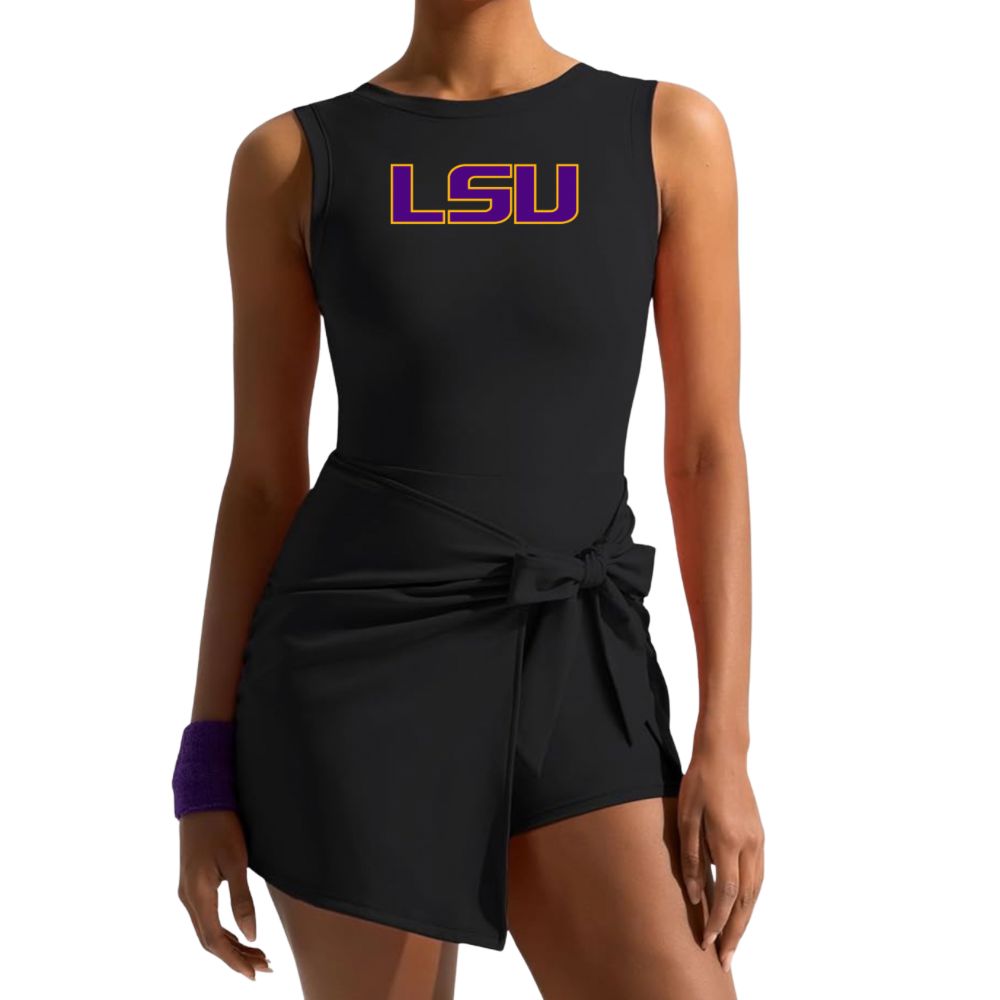 Front Wrap Game Day Dress