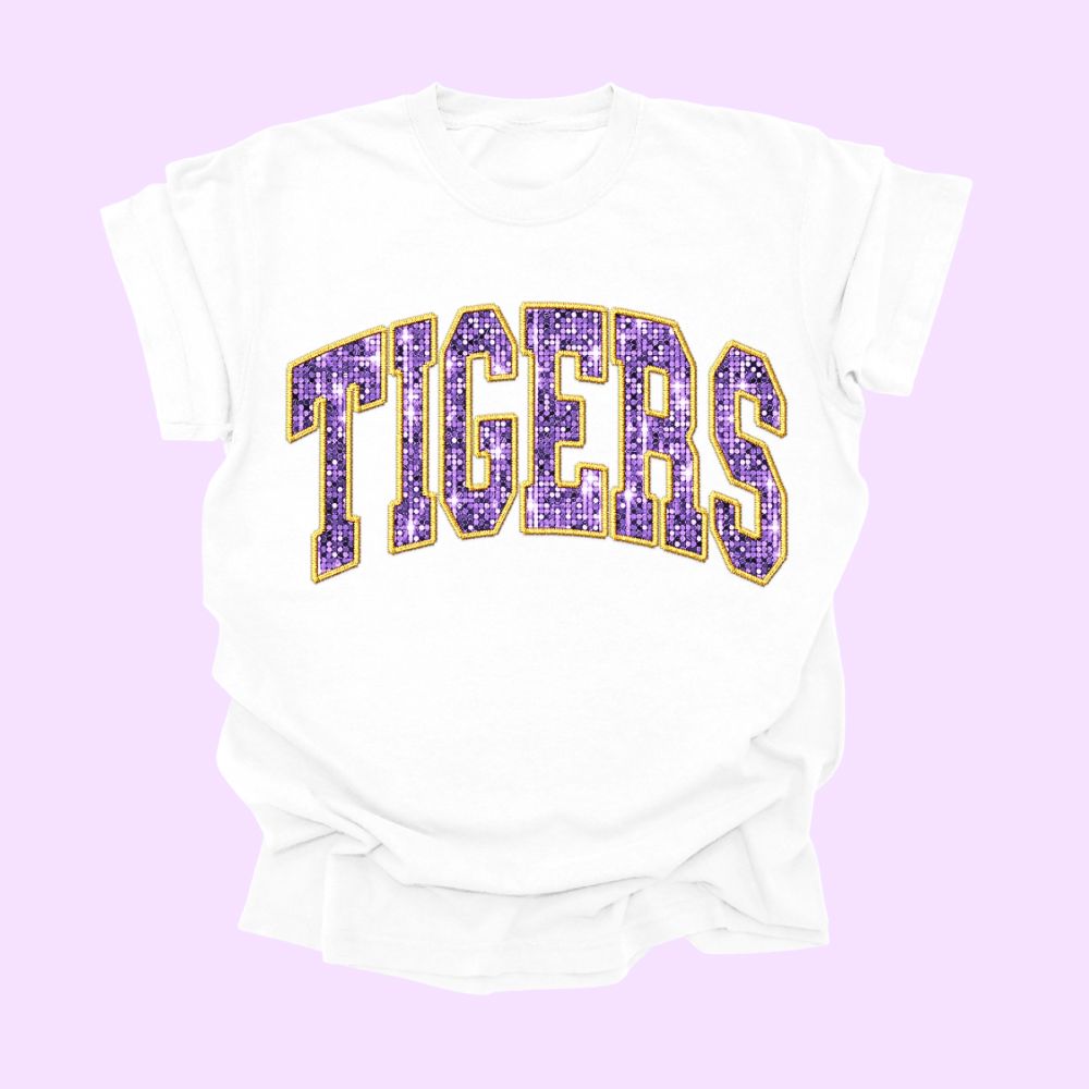 Tigers Sparkle Varsity Tee