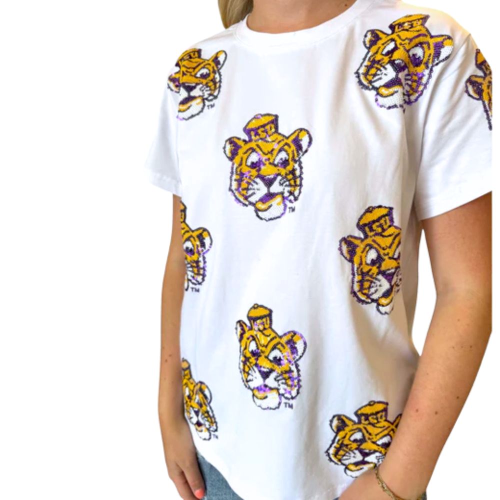 Sailor Mike Sequin Scatter Top