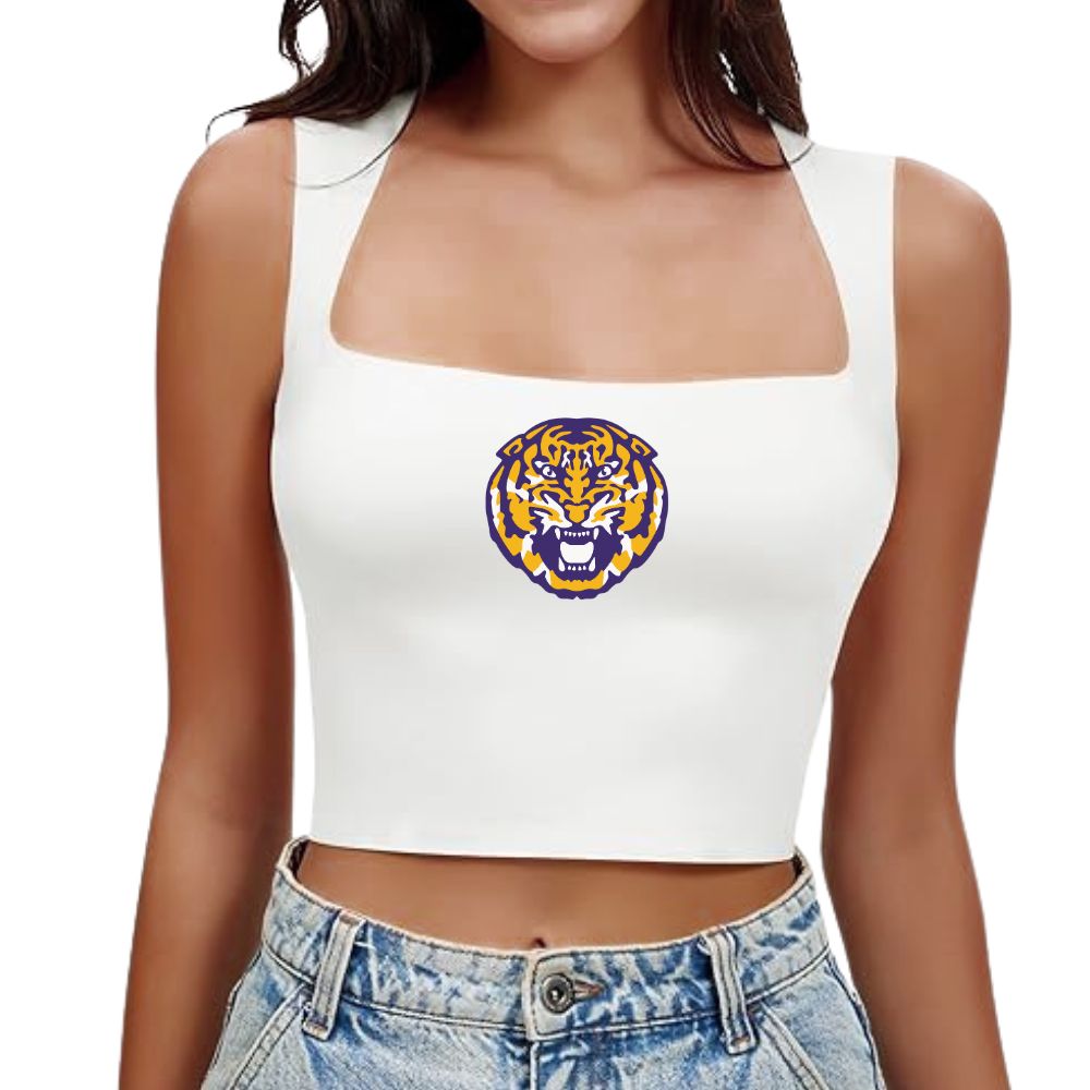 Tiger Head Cropped Tank
