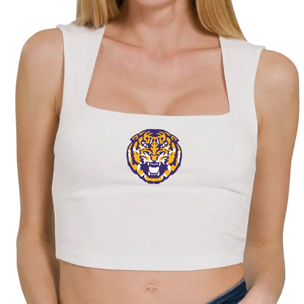 Tiger Head Cropped Tank