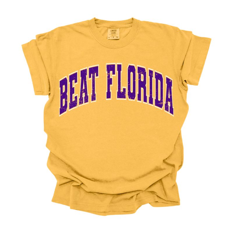 Beat Florida Comfort Colors T-Shirt - Gold