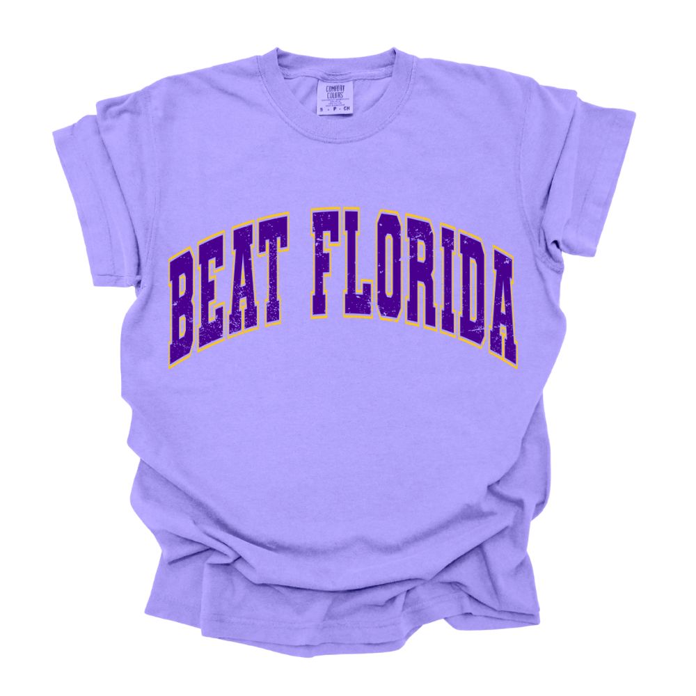 Beat Florida Comfort Colors T-Shirt - Purple