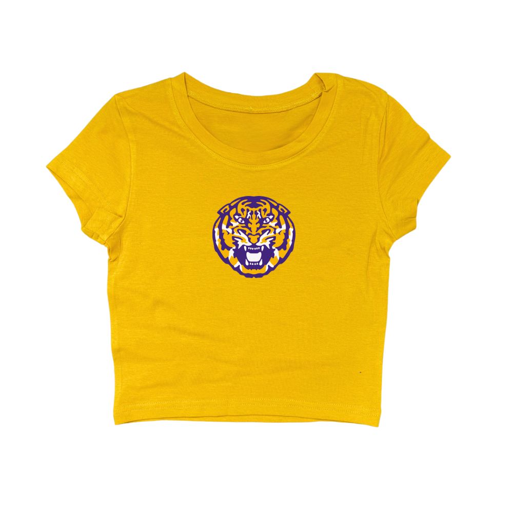 Geaux Tigers Cropped Baby Tee