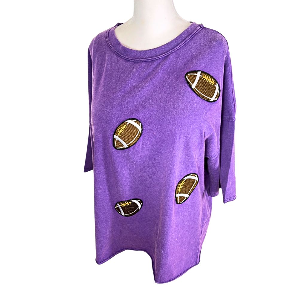 Oversized Football Blouse