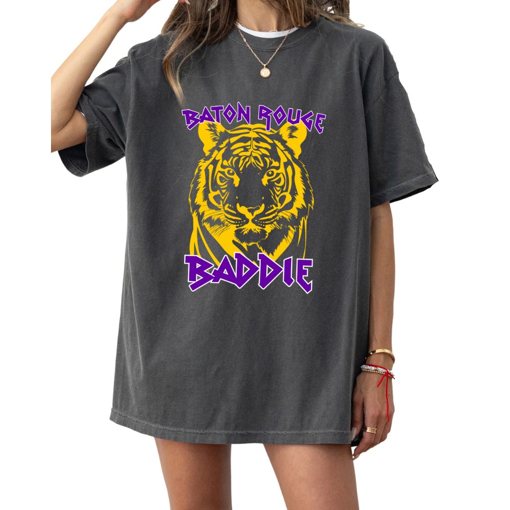 Baton Rouge Baddie Vintage Wash Tee