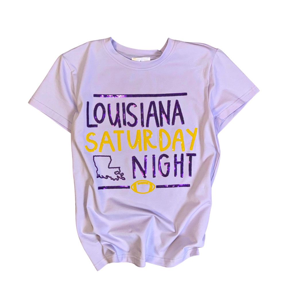 Louisiana Saturday Night Sequin Top