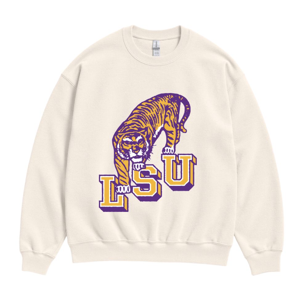 LSU Tigers Throwback Sweatshirt