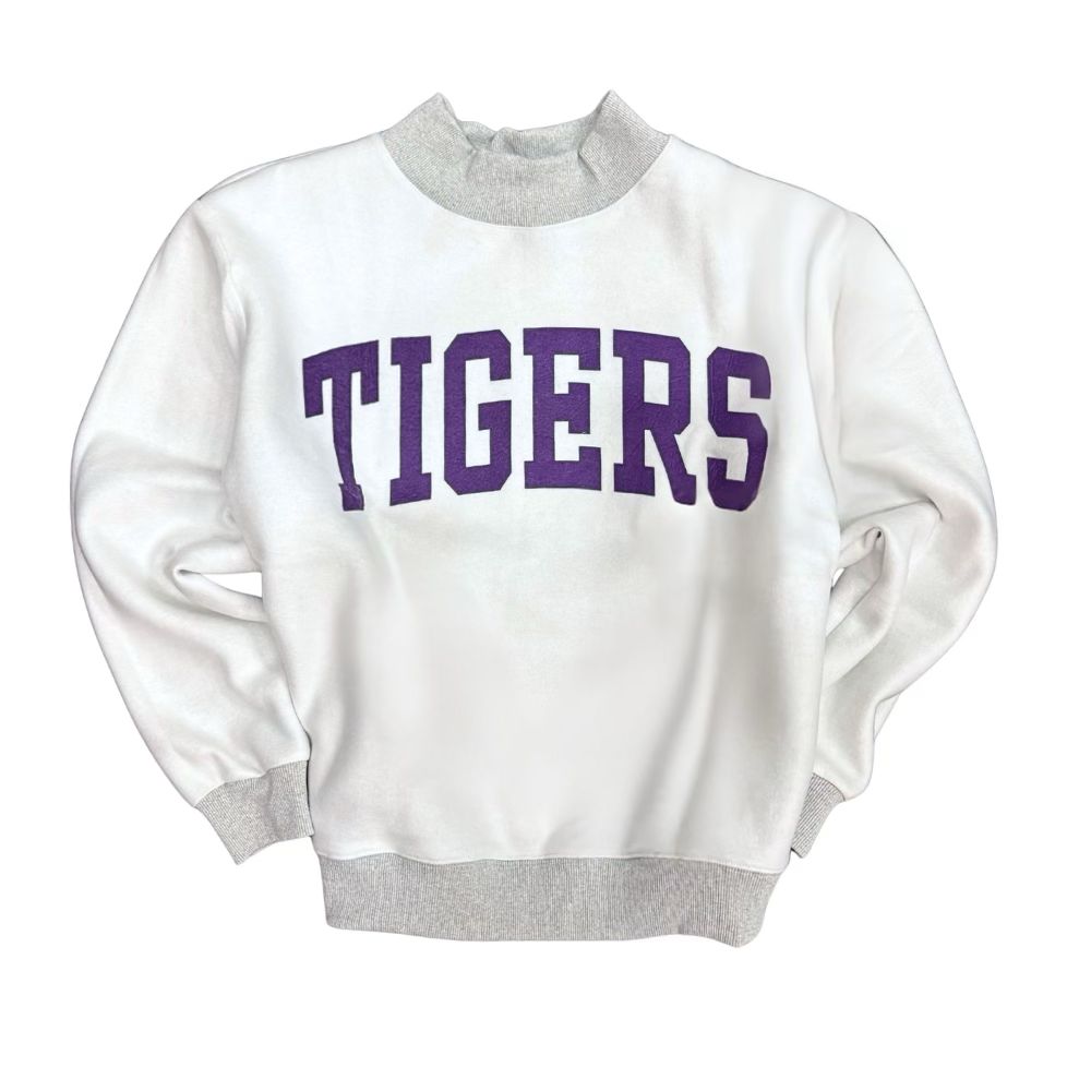 Louisiana Tigers Reversible Mock Neck Sweatshirt