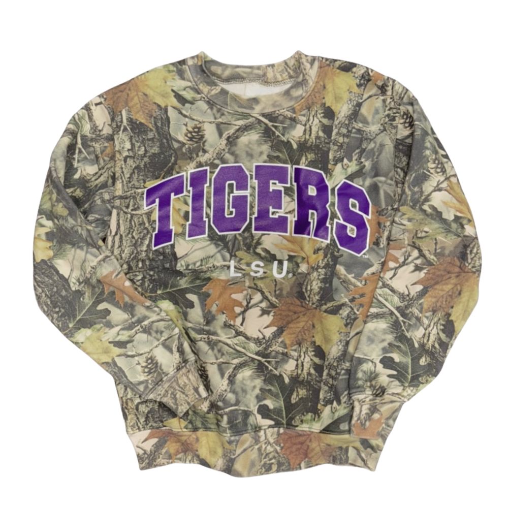 LSU Tigers Camoflauge Sweatshirt