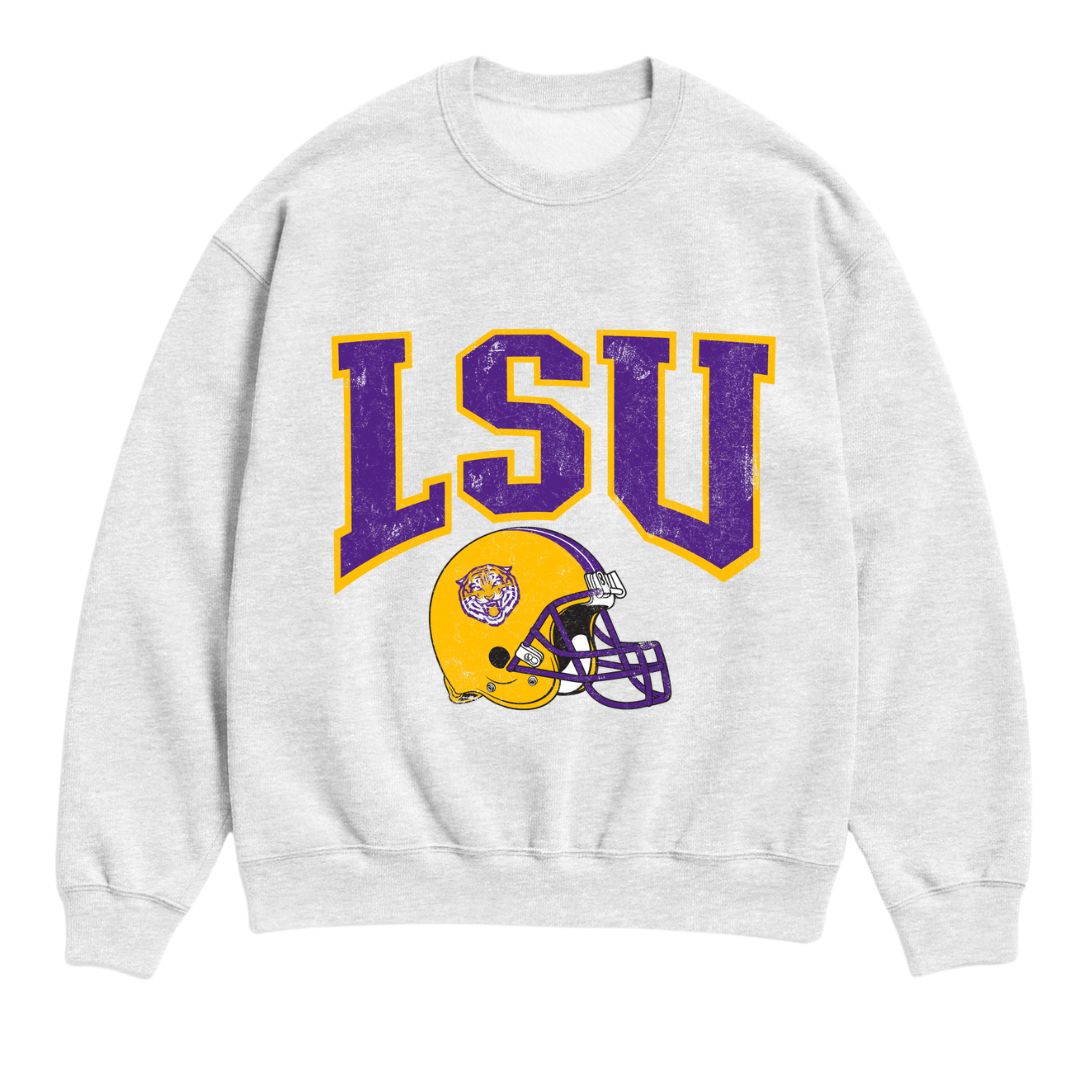 LSU Helmet Collegiate Pullover