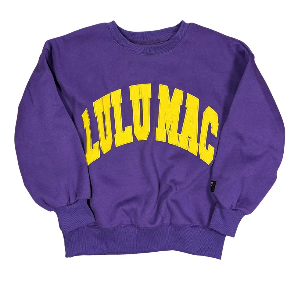 Lulu Mac Purple &amp; Gold Pullover