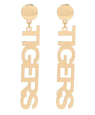 Gold TIGERS Earrings