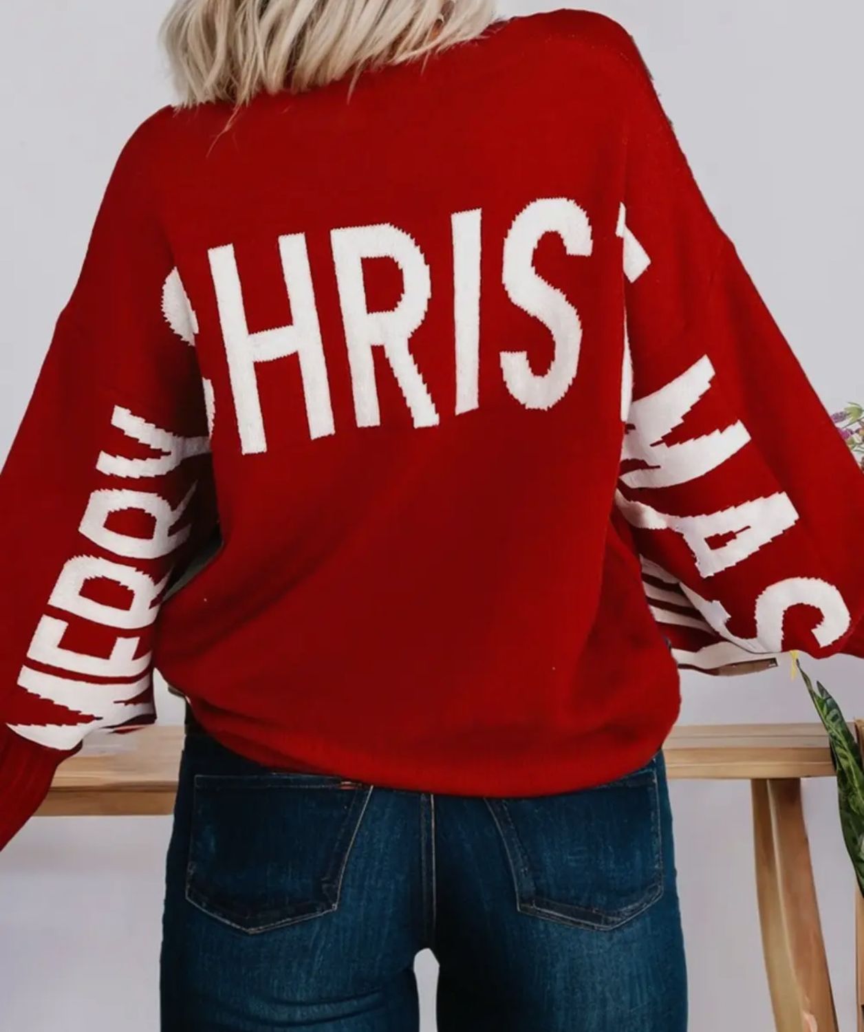 Merry Christmas Red Sweater