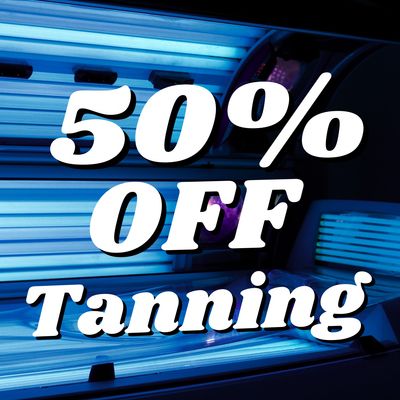 50% OFF TANNING
