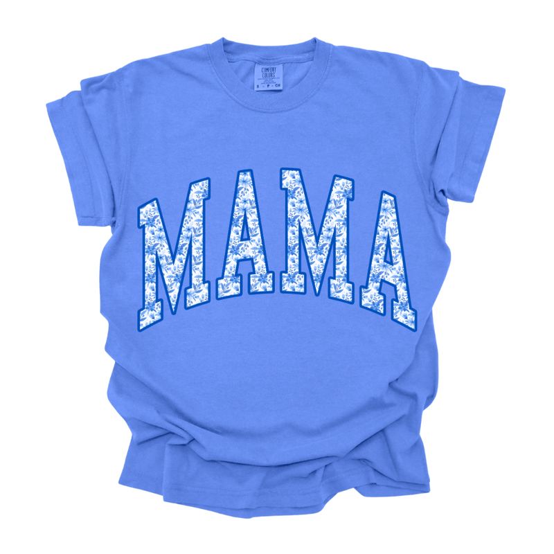 Mama Floral Comfort Colors Tee