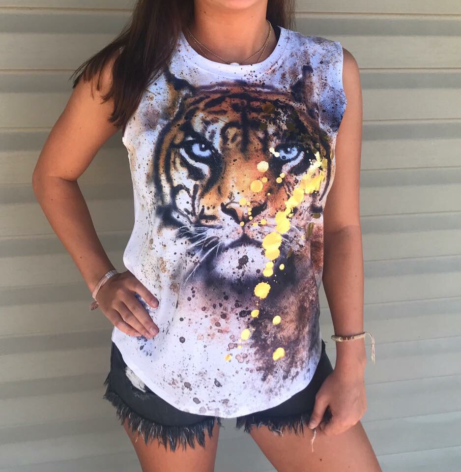 Gold Splatter Tiger Tank