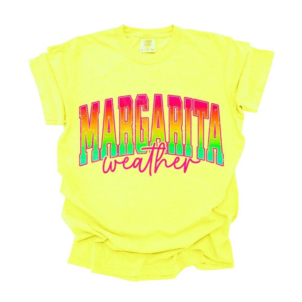 Margarita Weather Neon T-shirt
