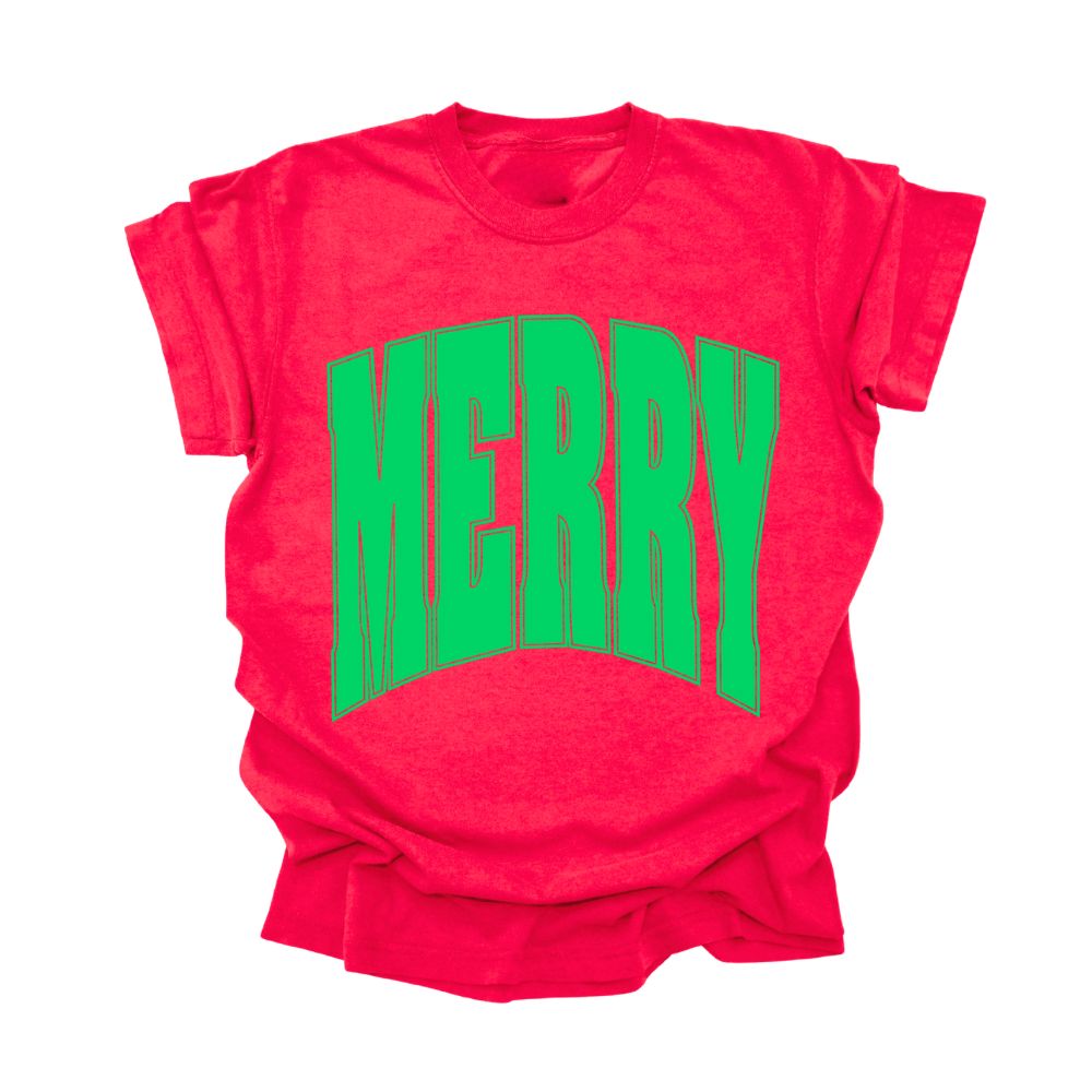 Merry Unisex T-Shirt - Red