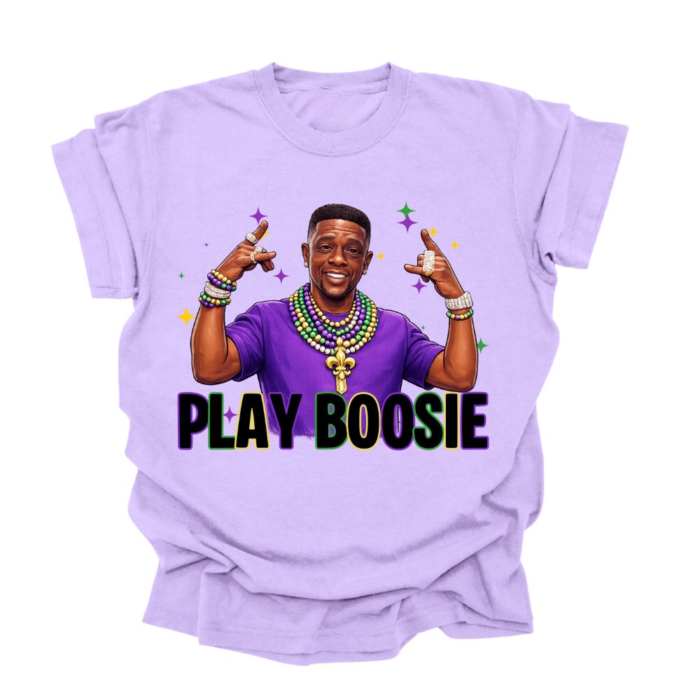 Play Boosie Unisex Tee - Lavender