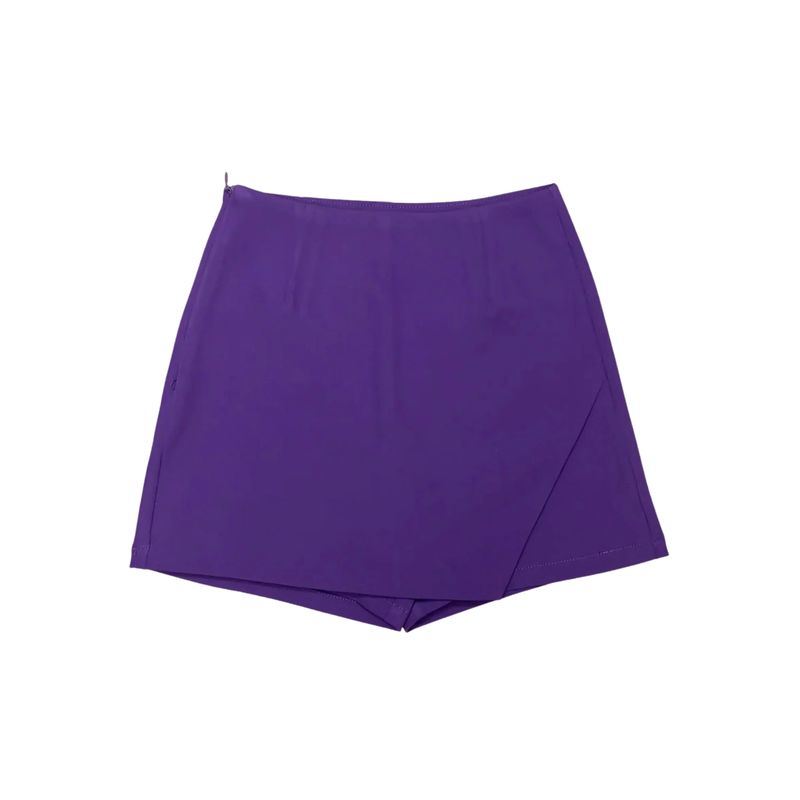 Purple Wrap Skort