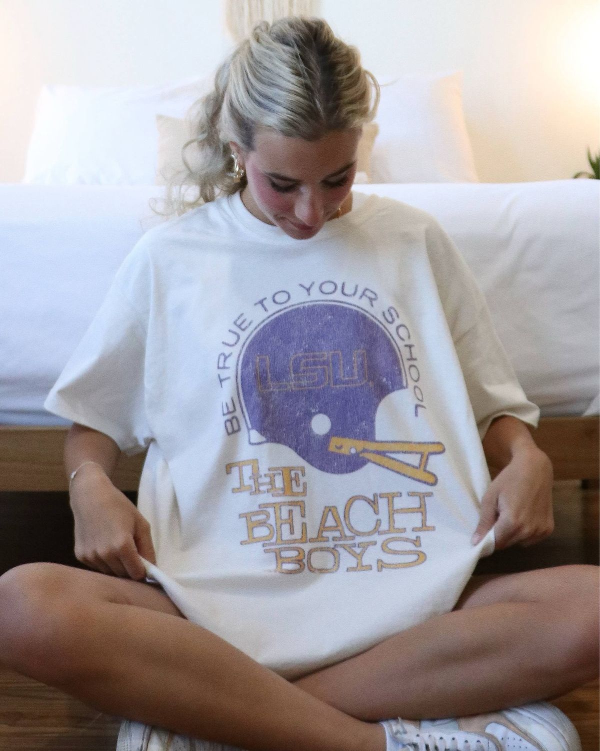 LSU Beach Boys Thrifted Tee