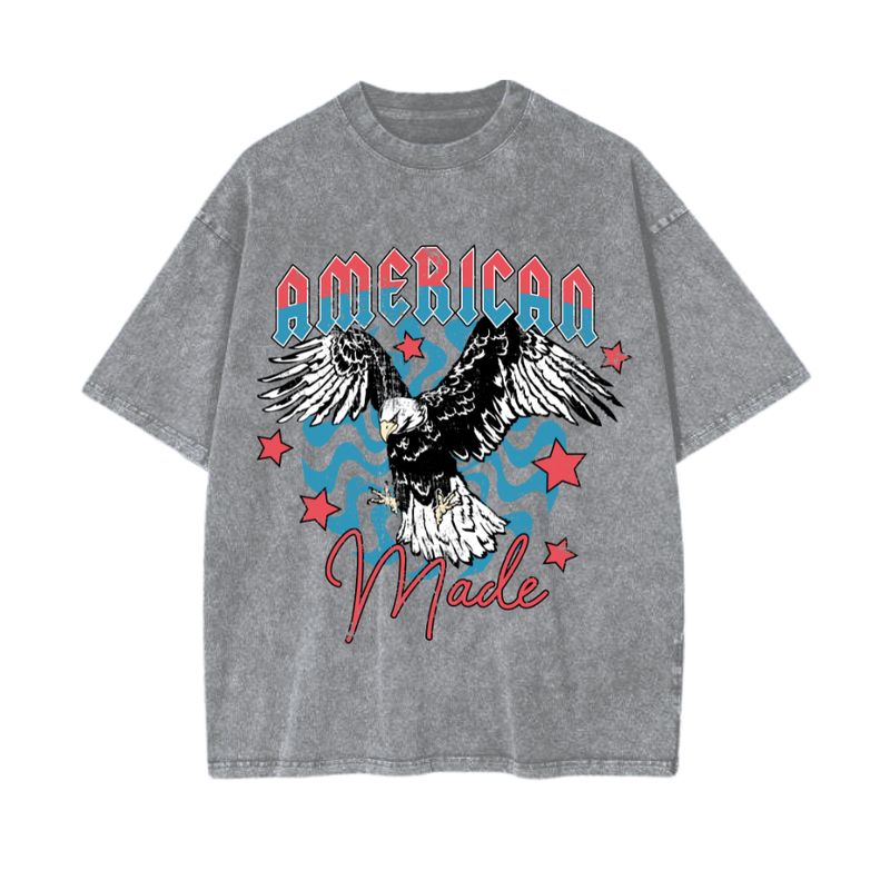 American Made Vintage Acid Wash Tee