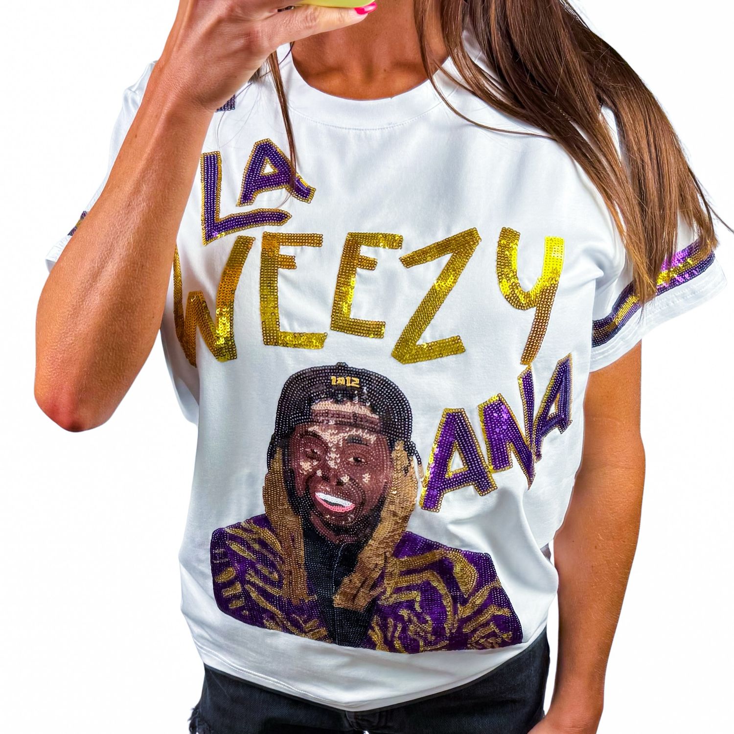 Lil Wayne LaWeezyAna Sequin Top