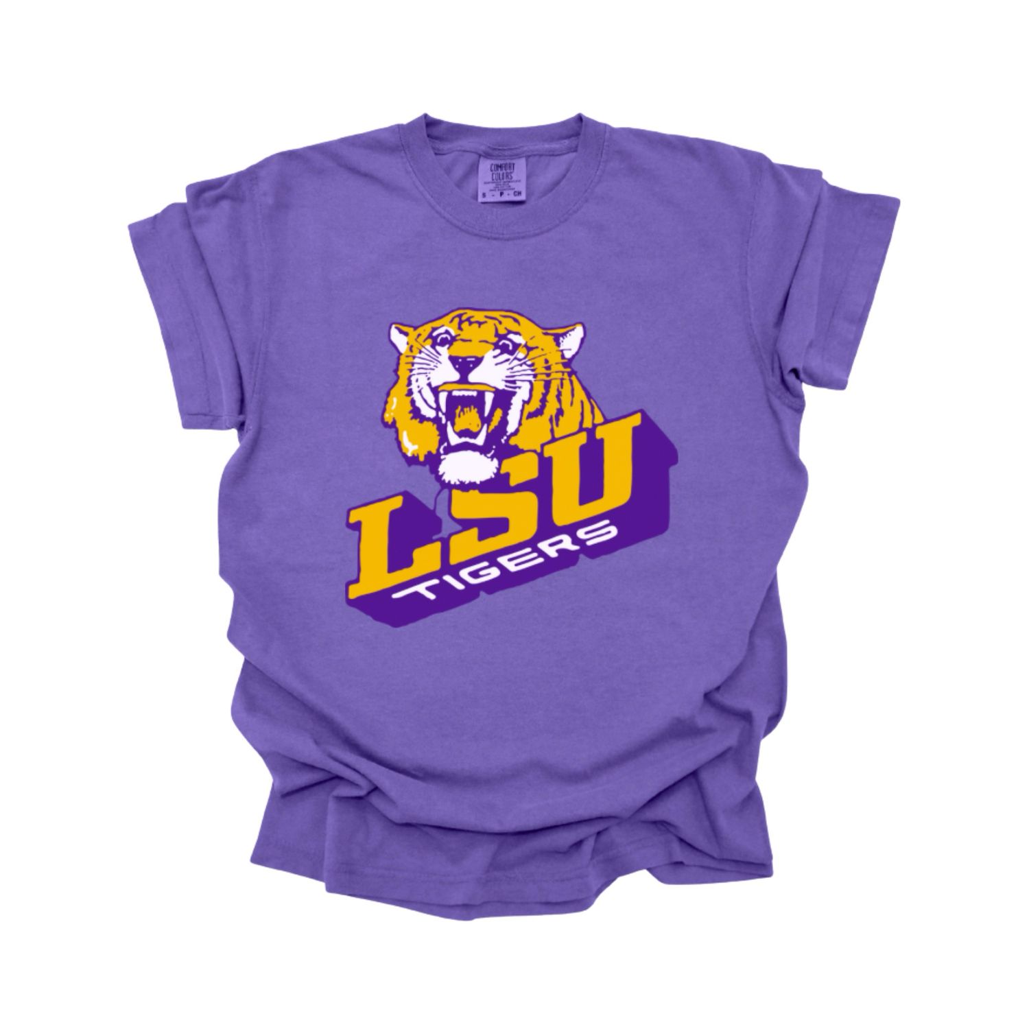 Old School Tigers Comfort Colors Tee