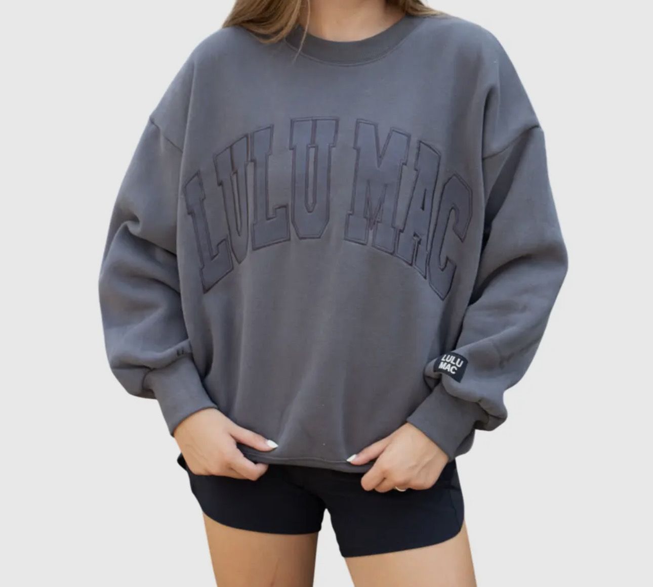 Lulu Mac Dark Gray Pullover