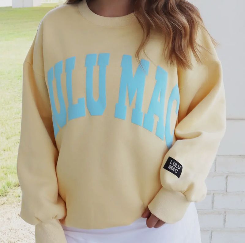 Lulu Mac Butter Yellow Pullover