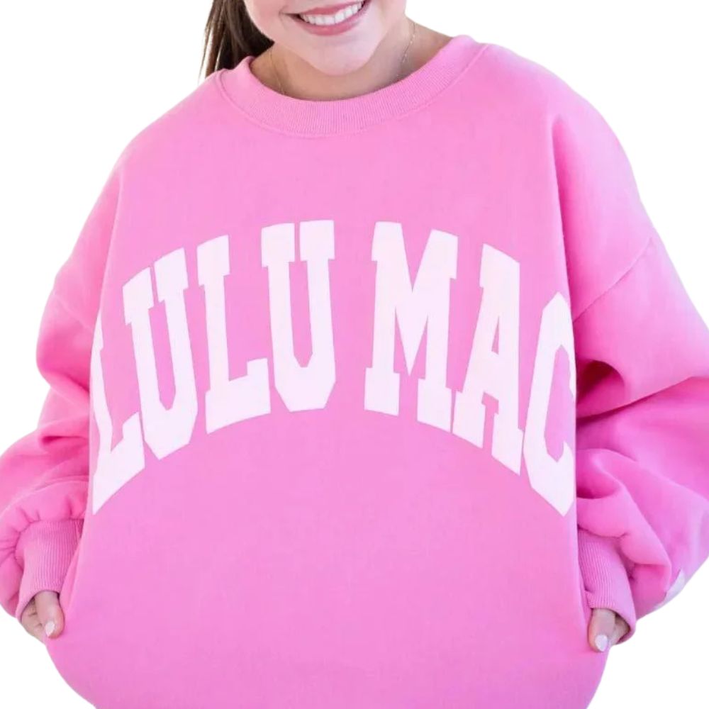 Lulu Mac Bright Pink Pullover
