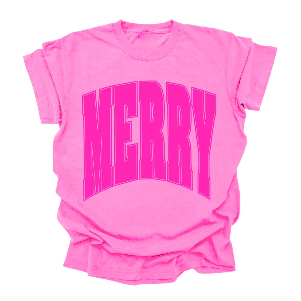 Merry Unisex T-Shirt - Pink