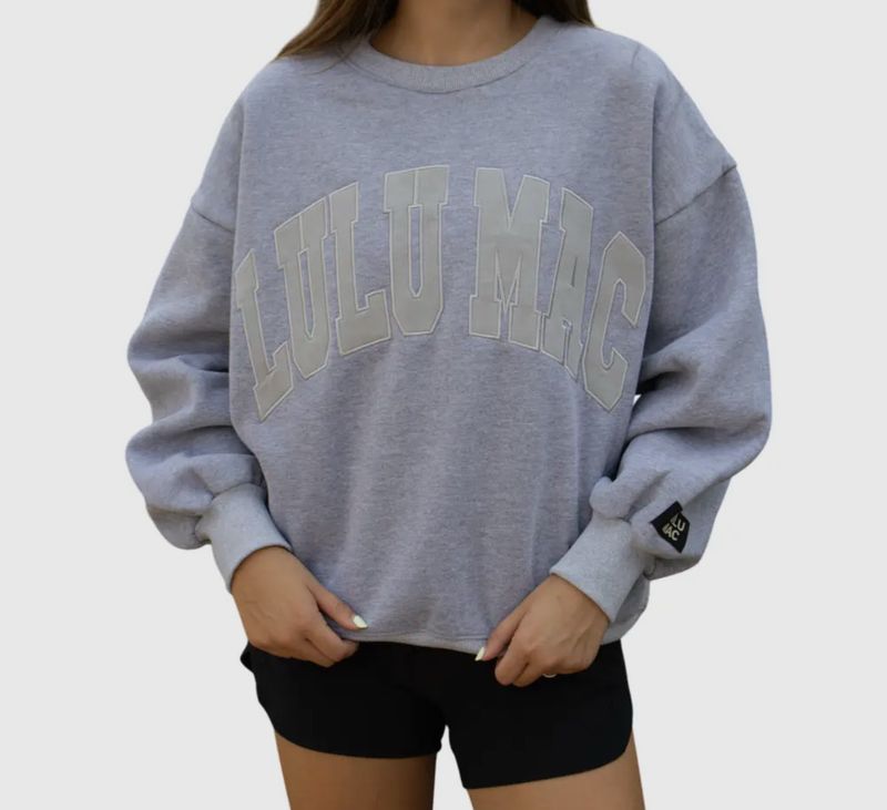 Lulu Mac Light Gray Pullover