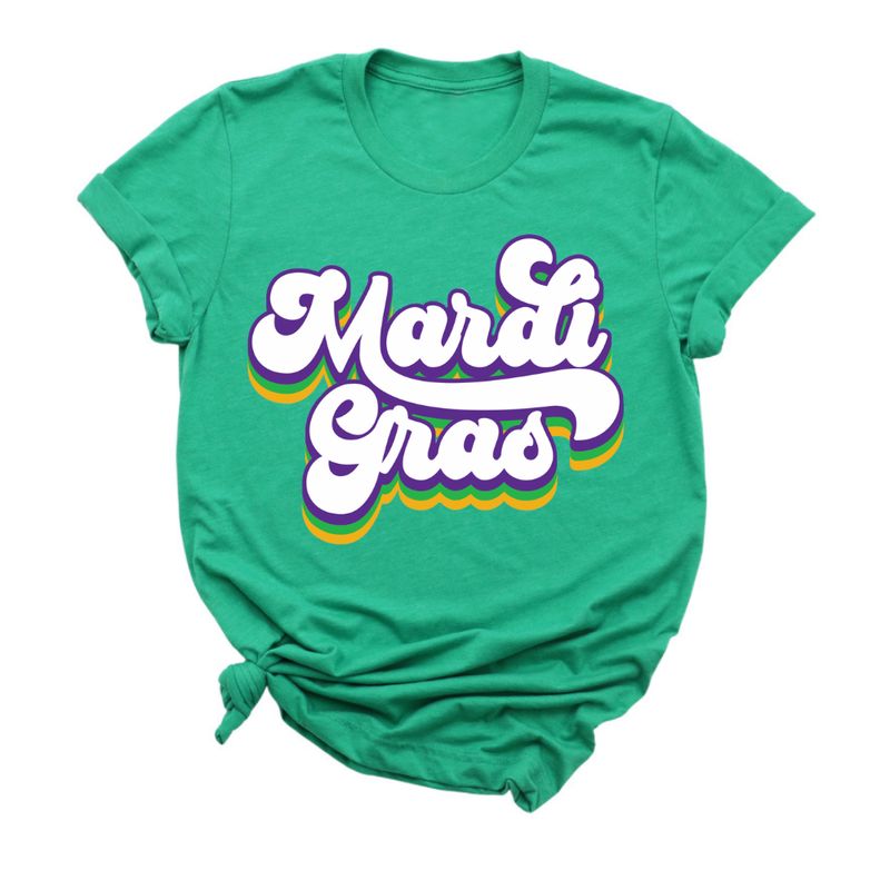 Retro Mardi Gras Tee