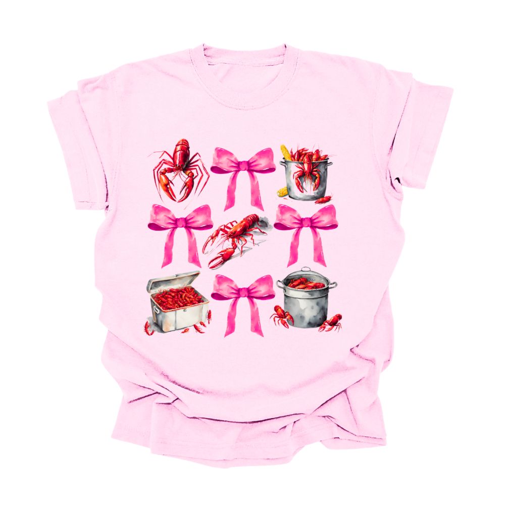 Crawfish &amp; Bows Tee