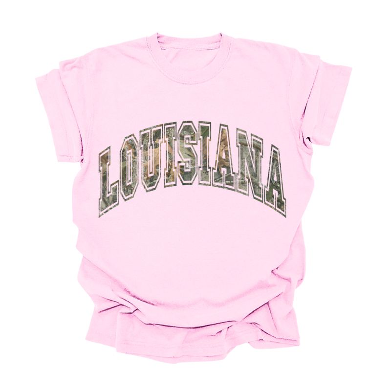 Louisiana Camo Comfort Colors Tee
