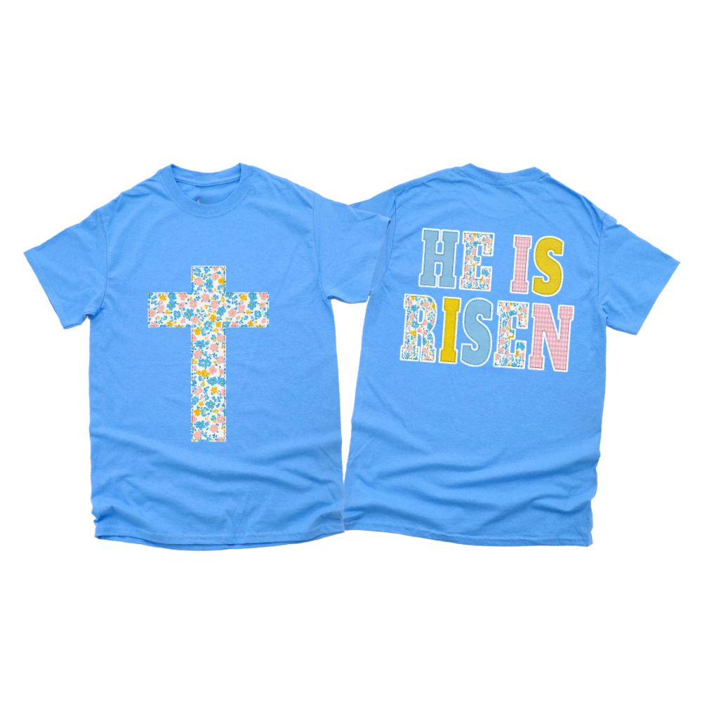 He Is Risen Floral Tee