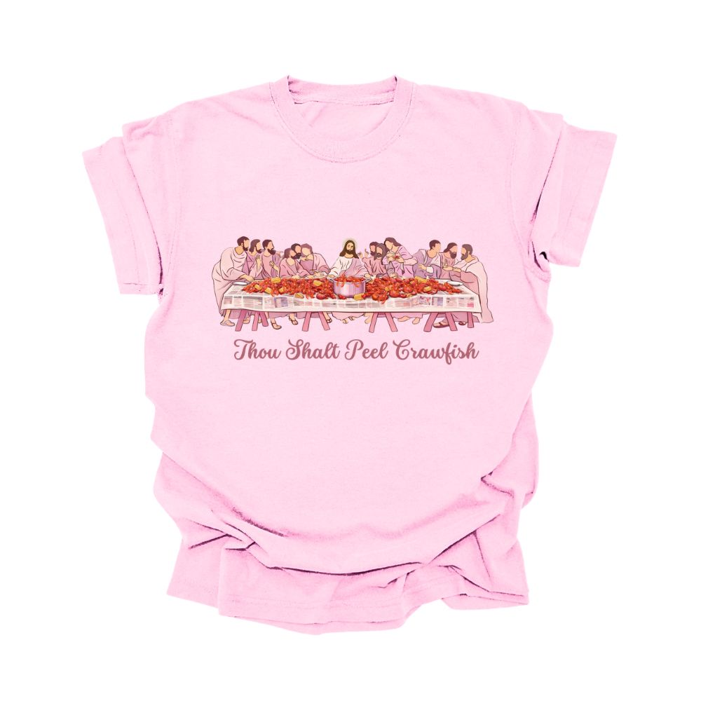 Thou Shalt Peel Crawfish Tee